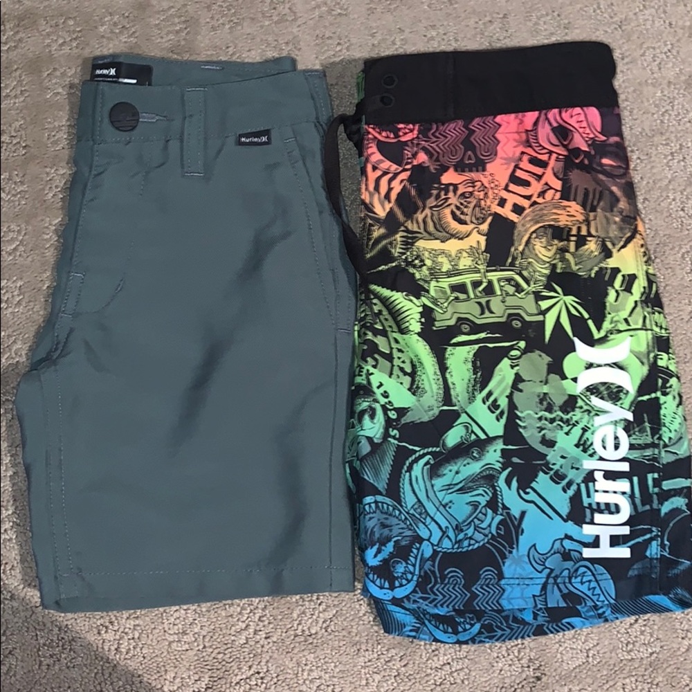 Hurley 🏄 shorts, board shorts and shirt set 5/6